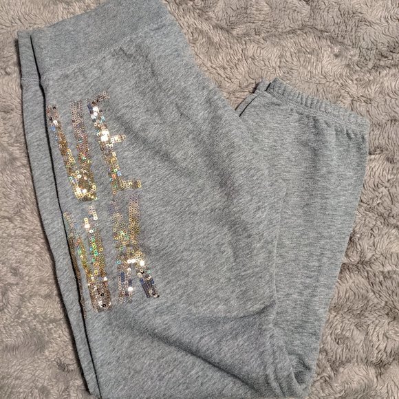 PINK Grey Joggers - Picture 2 of 4